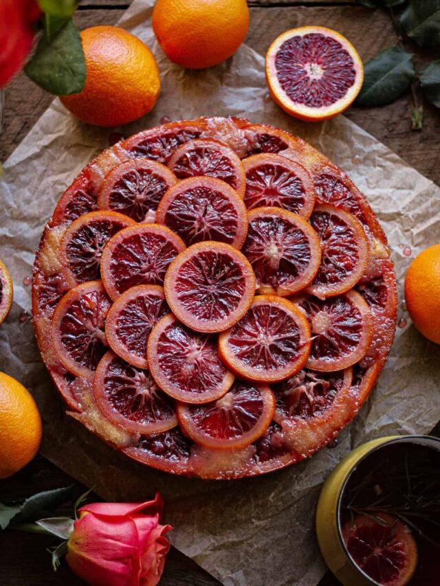 blood-orange-upside-down-cake